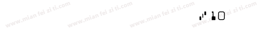 REEII HonghuangGuangGB10 Regular字体转换